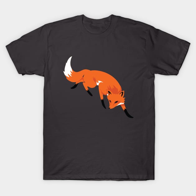 Stalking Fox T-Shirt by SWON Design